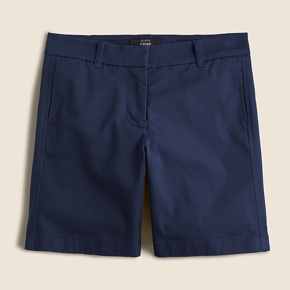J.Crew 7" stretch chino short in Navy size 2 NWT